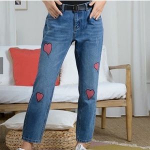 MOLLY BRACKEN Lili Sidonio heart jeans